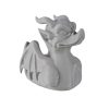 Gargoyle Duck Figurine – Cruise Ducks for Hiding, 4x4 Dashboard Ornament, Medieval Fantasy Collectible, Rubber Duck for Car Decor, Medieval Desk Decor, Dark Mythical Collectible – 3D Printed in Canada — 3D Printed Collectible by 3DCentral
