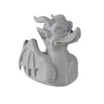 Gargoyle Duck Figurine – Cruise Ducks for Hiding, 4x4 Dashboard Ornament, Medieval Fantasy Collectible, Rubber Duck for Car Decor, Medieval Desk Decor, Dark Mythical Collectible