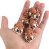 5-Pack Mini Baby Hamster Figurines – Articulated Desk Pet Rodents, Collectible Pocket Critters, Desk Figurines for Teens & Adults – 2 Inch Poseable Animals – 3D Printed in Canada — 3D Printed Collectible by 3DCentral