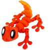 Articulated Magnetic Blob Gecko Collectible – Flexible Lizard Desk Toy & Fridge Magnet Décor – Anxiety Relief Sensory Gift for Teens & Adults – 3D Printed in Canada — 3D Printed Collectible by 3DCentral