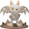 Dracoween Collection: The Wrapped – Mummy Dragon Figurine with Pyramid Tomb Base, Creepy Cute Gothic Halloween Desk & Shelf Collectible, Fantasy Statue for Spooky Decor Displays – 3D Printed in Canada — 3D Printed Collectible by 3DCentral