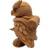 The Rogue Owl Figurine – Stealth Fantasy Owl with Cloak, Dagger & Light Armor – Owls & Dragons Collection – Paintable Display Miniature – 3D Printed in Canada — 3D Printed Collectible by 3DCentral