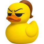 Sassy Duck Figurine with Fierce Side-Eye & Hair Flip – Bold Attitude Rubber Duck-Inspired Collectible – Funny Desk Decor, Diva Gift, 3D Printed Shelf Sculpture