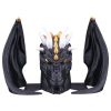 End of The Hoard Bookend Dragon Bookend – Gothic Shelf Holder – Creepy Halloween Home Décor – 3D Printed in Canada — 3D Printed Collectible by 3DCentral