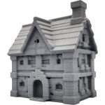 Tavern & Inn Miniature – Fantasy Building Terrain Piece for Tabletop RPG Towns, Dioramas & Adventure Displays