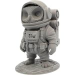 Owl Astronaut Space Explorer Figurine – 3D Printed in Canada — 3D Printed Collectible by 3DCentral