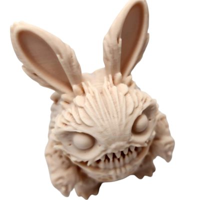 The Feaster Bunny – Horror Rabbit Figurine for DIY Painting, Creepy Decor & Collector Displays – 3D Printed in Canada — 3D Printed Collectible by 3DCentral