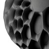 Futuristic Biomorphic Planter Pot – Asymmetric Carved Texture for Indoor Plants & Modern Decor – 3D Printed in Canada — 3D Printed Collectible by 3DCentral