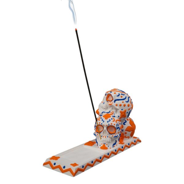Eternal Scent Sugar Skull Incense Holder – Día de Muertos Décor