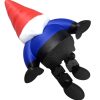 Charming Sitting Gnome Figurine with Dangling Legs – Festive Holiday Shelf Decor for Home or Office – 3D Printed in Canada — 3D Printed Collectible by 3DCentral