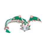 Floral Empress Articulated Dragon Figurine