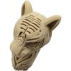 Tiger Totem – Spiritual Tribal Tiger Bust Sculpture with Geometric Pattern Base – 3D Printed in Canada — 3D Printed Collectible by 3DCentral
