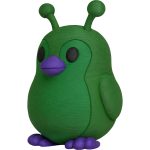 Alien Penguin Figurine with Antennae – Whimsical Sci-Fi Penguin Sculpture for Geek Desk Decor, Collector Shelves, and Unique Gifts – 3D Printed in Canada by 3DCENTRAL Solutions — 3D Printed Collectible by 3DCentral