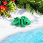 5-Pack Mini Baby Zou Crocodile Figurines