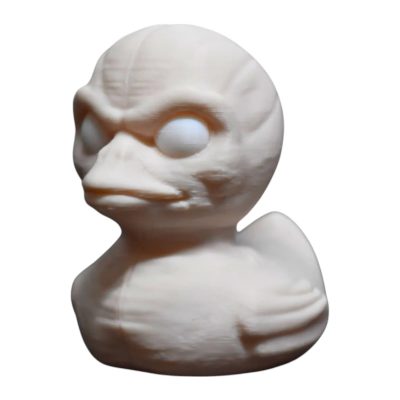 Skinned Creature Duck Figurine – Horror Collectible for Creepy Decor, Halloween & Sci-Fi Fans – 3D Printed in Canada — 3D Printed Collectible by 3DCentral