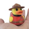 Canadian Mountie Duck Figurine – RCMP-Inspired Rubber Duck Decor Collectible for Desk or Display – Fun Canada Souvenir for Adults & Teens – 3D Printed in Canada — 3D Printed Collectible by 3DCentral