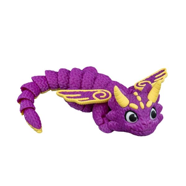 Figurine dragon Threadbinder texture tricot