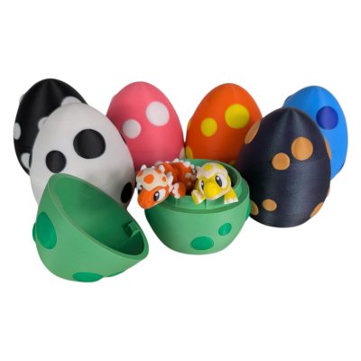 Mystery Mini Dinosaur Blind Box Egg 5-Pack - 3D Printed Collectible Figurines - Articulated Dino Toys for Desk - Fidget Toys for Adults - Stress Relief for Anxiety, ADHD — 3D Printed Collectible by 3DCentral