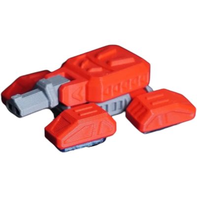 Hover Tank – 12-Part DIY Sci-Fi Grav Tank Model Kit with Articulated Turret, No Stand Included – 3D Printed in Canada — 3D Printed Collectible by 3DCentral