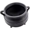 Classic Cauldron – Traditional Black Witch Cauldron for Halloween Displays, Candy Bowls, or Fantasy-Themed Decor – 3D Printed in Canada — 3D Printed Collectible by 3DCentral