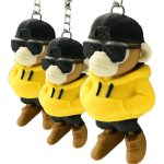 Grumpy Monkey Urban Vibes Articulated Keychain 3-Pack