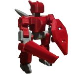Striker-01 Mecha – DIY Poseable Robot Model Kit for Display & Collectors, Articulated Sci-Fi Assembly Figure – 3D Printed in Canada — 3D Printed Collectible by 3DCentral