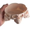 Six Skull Bowl – Gothic Skull Planter or Decorative Candy Dish for Horror Decor, Halloween Display, or Macabre Storage – 3D Printed in Canada — 3D Printed Collectible by 3DCentral