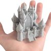 Castle & Keep Miniature – Fantasy Fortress Model for Tabletop RPG Terrain, Dioramas & Medieval Displays – 3D Printed in Canada — 3D Printed Collectible by 3DCentral
