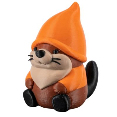 Otter Gnome Figurine – Adorable Animal Gnome Decor for Desk, Shelf, or Garden Display – Cute Collectible Gift for Nature Lovers – 3D Printed in Canada — 3D Printed Collectible by 3DCentral