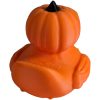 Jack-O'-Lantern Duck Figurine – Halloween Rubber Duck Pumpkin Spooky Collectible 4x4 Vehicle Adventure Cruise Hiding – 3D Printed in Canada — 3D Printed Collectible by 3DCentral
