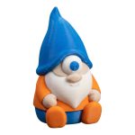 Cyclops Gnome Figurine – Whimsical One-Eyed Garden Gnome Statue for Desk, Shelf, or Fairy Garden Décor – Fun 3D Printed Gift for Adults & Collectors