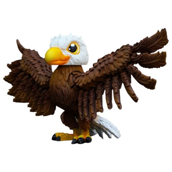 Figurine aigle articulée mignonne