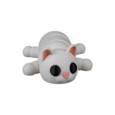 5-Pack Lazy Cat Rest & Nest Figurines – Cute 2" Collectible Desk Décor & Fidget Companions for Stress Relief – 3D Printed in Canada — 3D Printed Collectible by 3DCentral