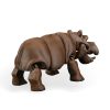 Articulated Hippopotamus Figurine – River Wildlife Desk Collectible for Teens & Adults – Decorative Display & Collectible – 3D Printed in Canada — 3D Printed Collectible by 3DCentral
