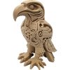 Eagle Totem Figurine with Tribal-Inspired Detail – Wood-Style 3D Printed Decorative Bird Sculpture for Shelf or Altar – 3D Printed in Canada — 3D Printed Collectible by 3DCentral