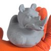 Rhino Duck Figurine – Funny Hybrid Rhino Rubber Duck Statue for Shelf, Desk, or Bathroom Decor – 3D Printed in Canada — 3D Printed Collectible by 3DCentral
