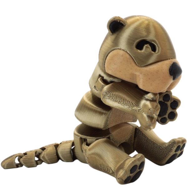 Articulated Otter with Clam