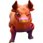 Cute Articulated Bull Figurine – Flexible Farm Animal