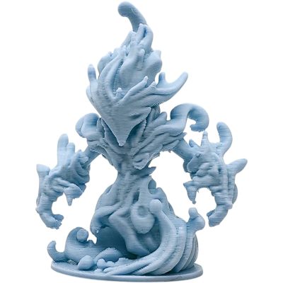 Water Elemental Miniature – Epic Fantasy Figure for TTRPGs – Paintable Swirling Aquatic Monster – 3D Printed in Canada — 3D Printed Collectible by 3DCentral