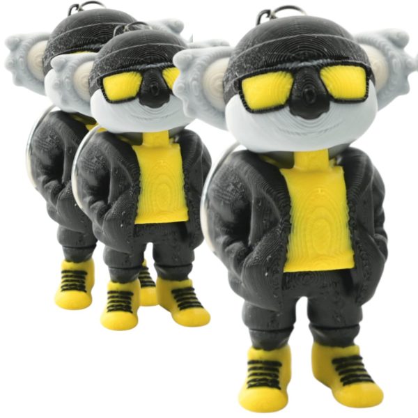 Urban Vibes Koala Articulated Keychain (Pack of 3)