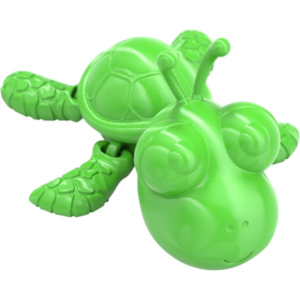 Paintable Articulated Turtle collectible – DIY decorative display