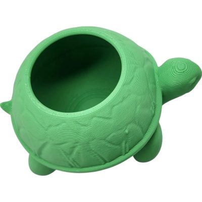 Tortoise Succulent Planter – 3D Printed Turtle-Shaped Mini Pot for Succulents, Herbs, or Desk Décor – 3D Printed in Canada — 3D Printed Collectible by 3DCentral