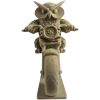 Night Biker Owl Figurine – Fantasy Motorcycle Statue – Badass Desk Ornament or Painting Miniature – Unique Owl on Bike Model – 3D Printed in Canada — 3D Printed Collectible by 3DCentral