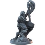 Female Barbarian Miniature for Fantasy TTRPGs