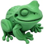 Flat-Bottom Toad Figurine