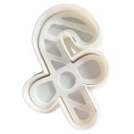 Candy Cane Bow Cookie Cutter Set of 3 Sizes