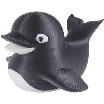 Orca Duck Figurine – Killer Whale Rubber Duck Alternative for Duck Duck 4x4, Cruise Hiding & Off-Road Ducking – Dashboard Décor, Giftable Collectible – 3D Printed in Canada — 3D Printed Collectible by 3DCentral