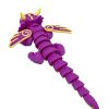 The Threadbinder Knitted-Texture Dragon Figurine – Articulated Collectible Sculpture with Yarn-Like Detail and Cute Fantasy Wings – 3D Printed in Canada — 3D Printed Collectible by 3DCentral