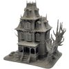 Spooky Mansion Miniature – Haunted House Terrain Model with Twisted Trees for Tabletop RPG, Dioramas, or Display – 3D Printed in Canada — 3D Printed Collectible by 3DCentral