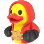 Boxing Duck Figurine with Red Hoodie & Gloves – Funny Fighter Duck Statue for Gym Lovers, Boxing Fans & Motivational Desk Decor